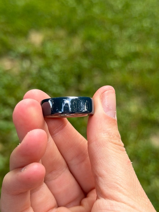 OURA RING GEN 4 CERAMIC SMART RING SIZE 9 - MIDNIGHT BLUE (Boxed)